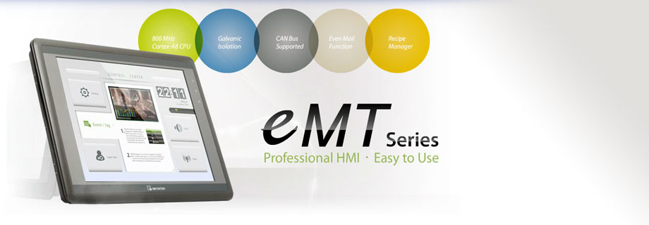 eMT Series Professional HMI Easy to Use