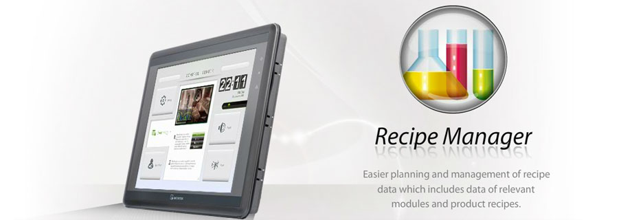 Recipe Manager - Easier planning and management of recipe data which includes data of relevant modules and product recipes.